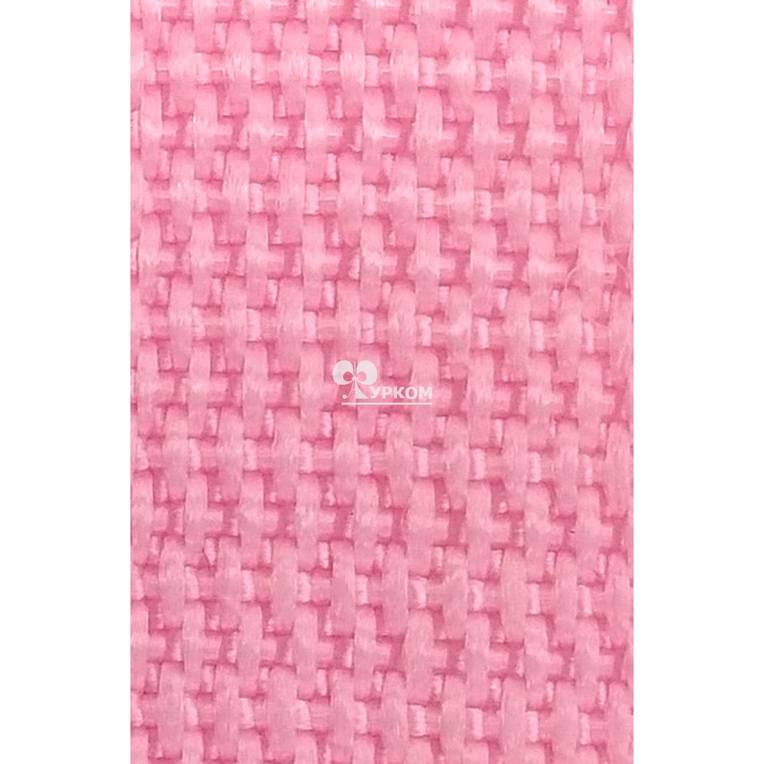Стропа текстильная (лента ременная) - 25 мм - №134 розовый - 100 м