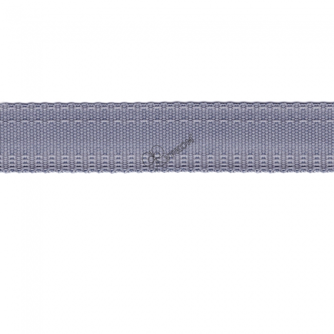 Лента брючная аппретированная (рулон - 50 метров) серый