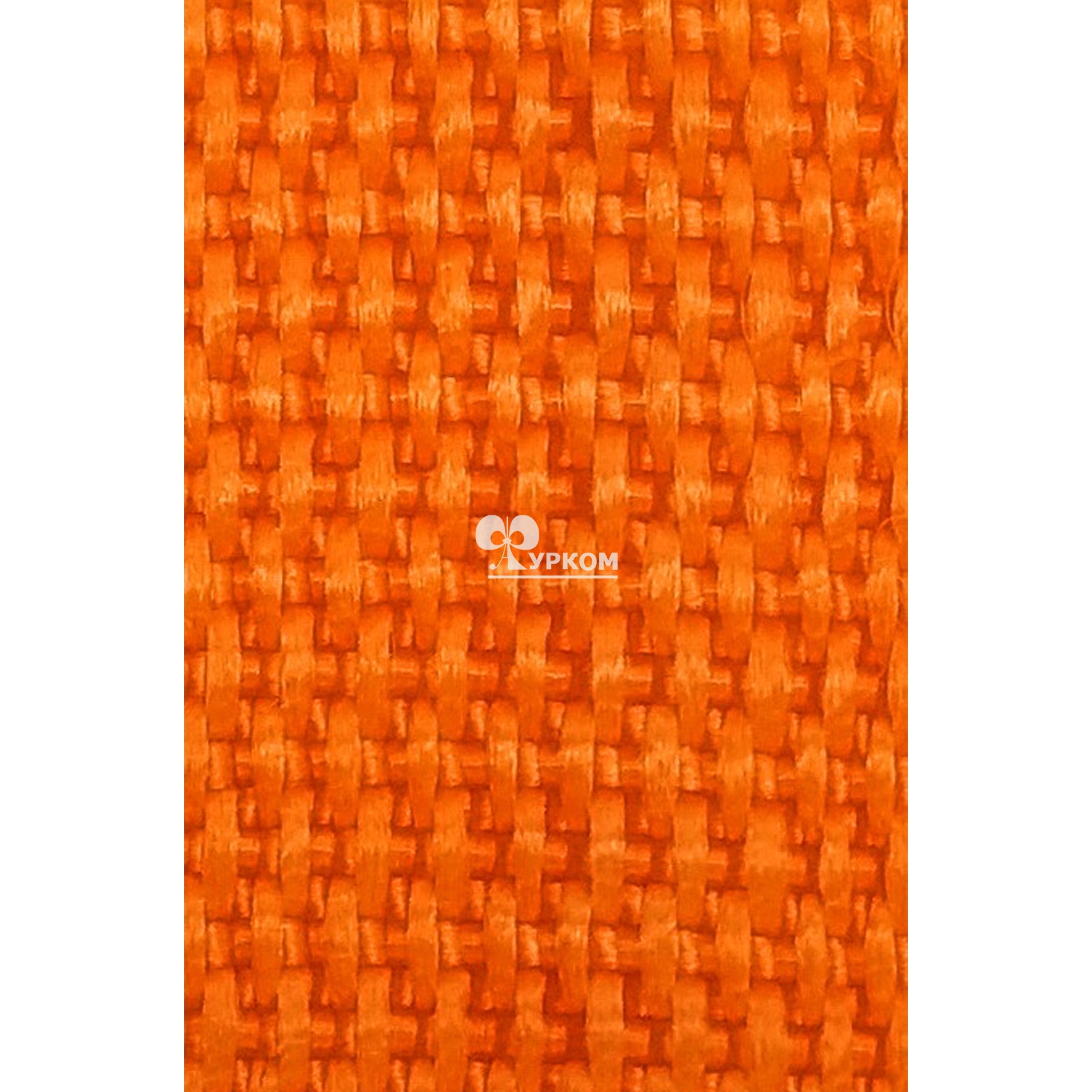 Стропа текстильная (лента ременная) - 20 мм - №157 оранжевый - 50 м