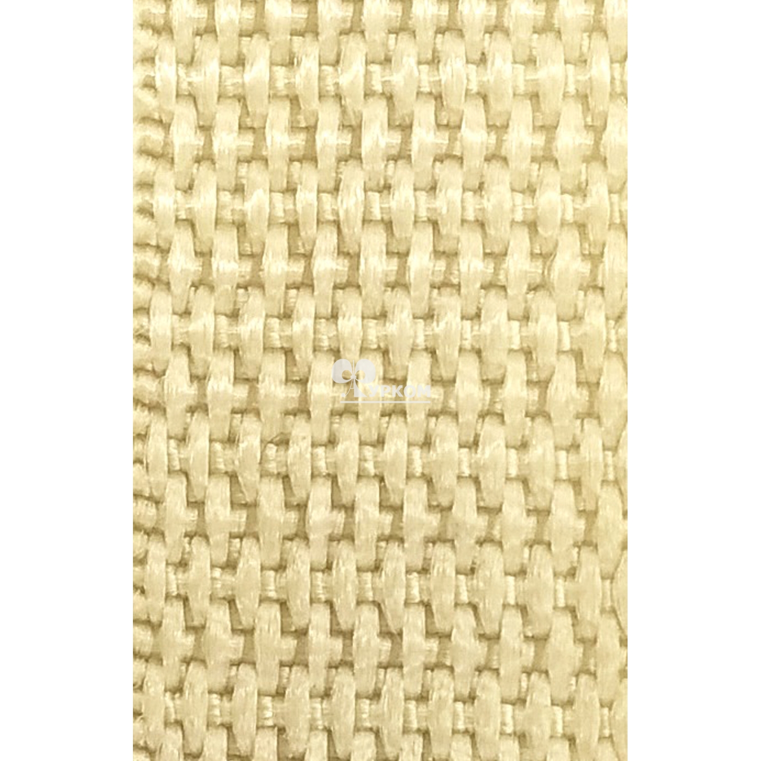 Стропа текстильная (лента ременная) - 20 мм - №276 кремовый - 50 м