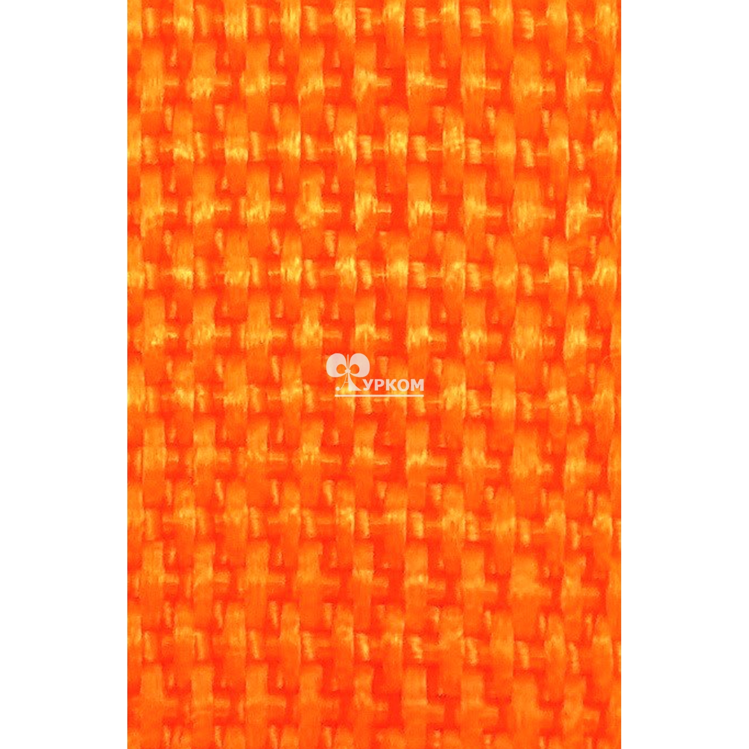 Стропа текстильная (лента ременная) - 30 мм - №S02 неон оранж - 100 м