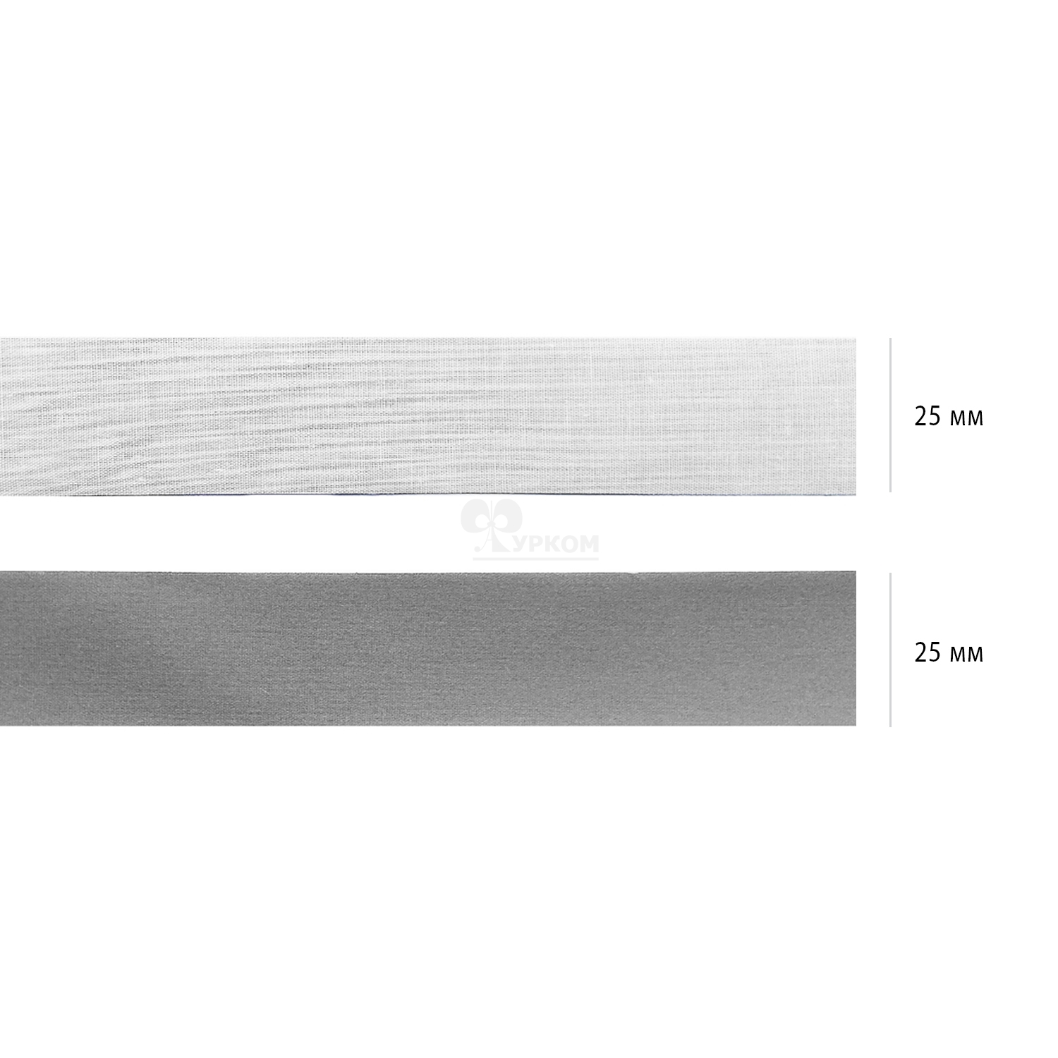 Светоотражающая лента 25мм - арт. 1301 - хлопок (15 cpl) - 100м