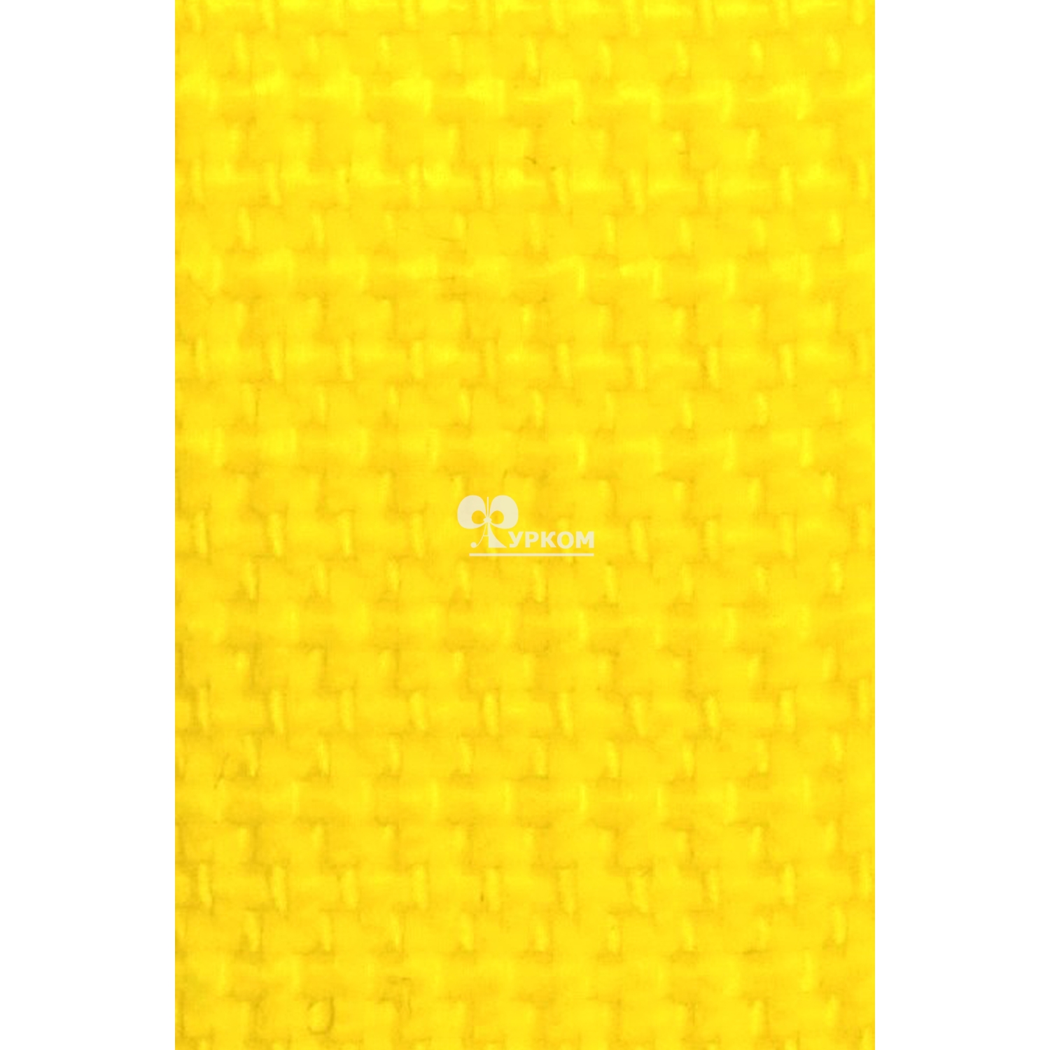 Стропа текстильная (лента ременная) - 30 мм - №110 желтый - 100 м