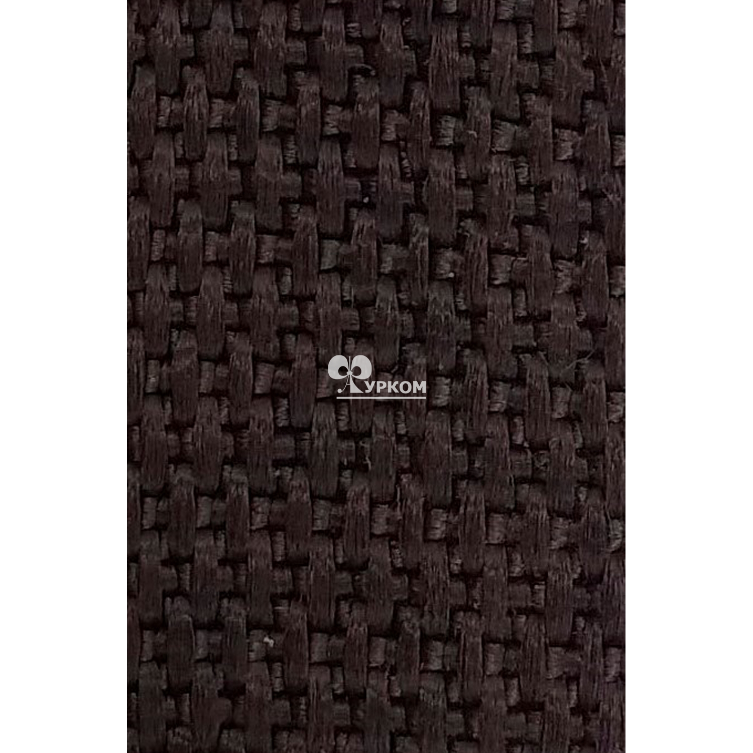 Стропа текстильная (лента ременная) - 25 мм - №304 т.коричневый - 100 м
