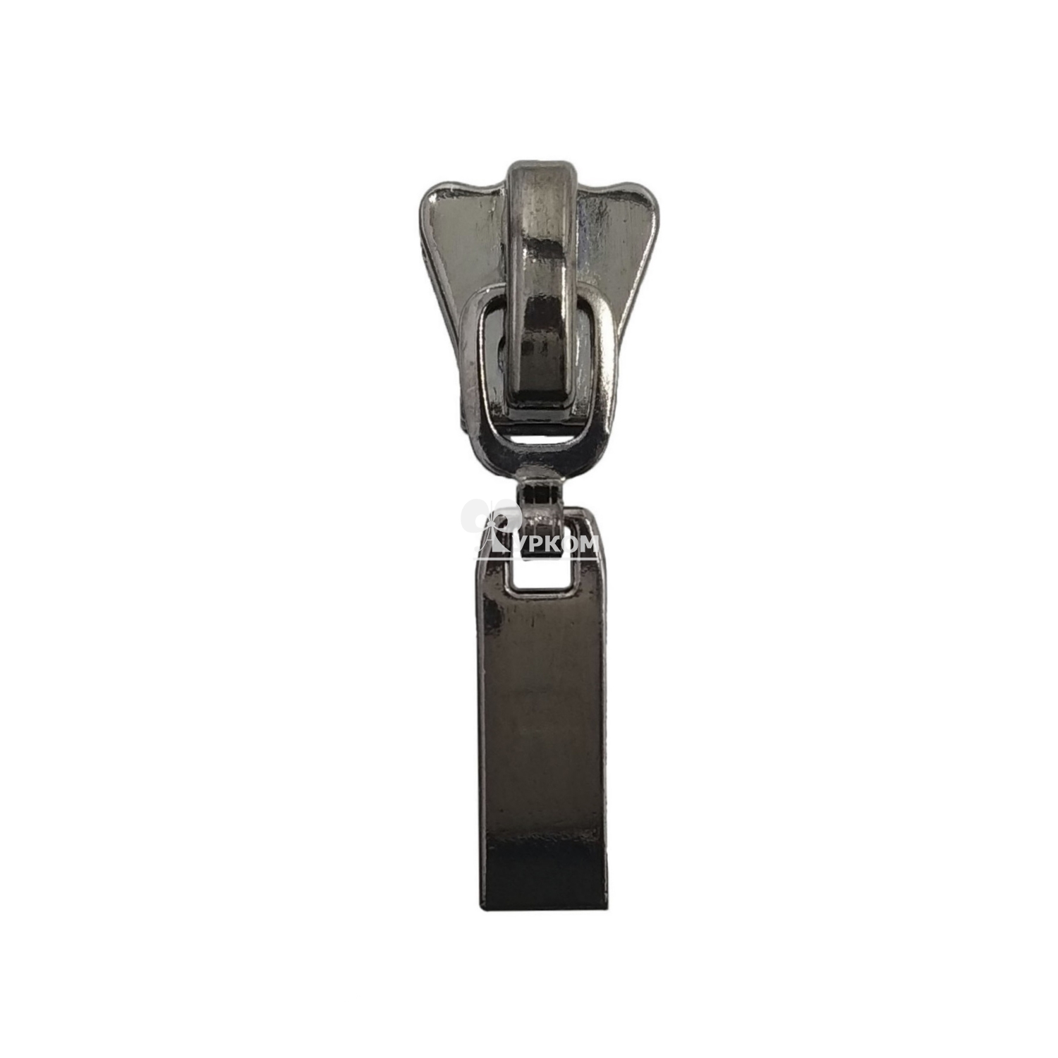 Бегунок Автомат на молнию металл (1000 шт.) - Т-8 №15-5 черный никель - Декоративный