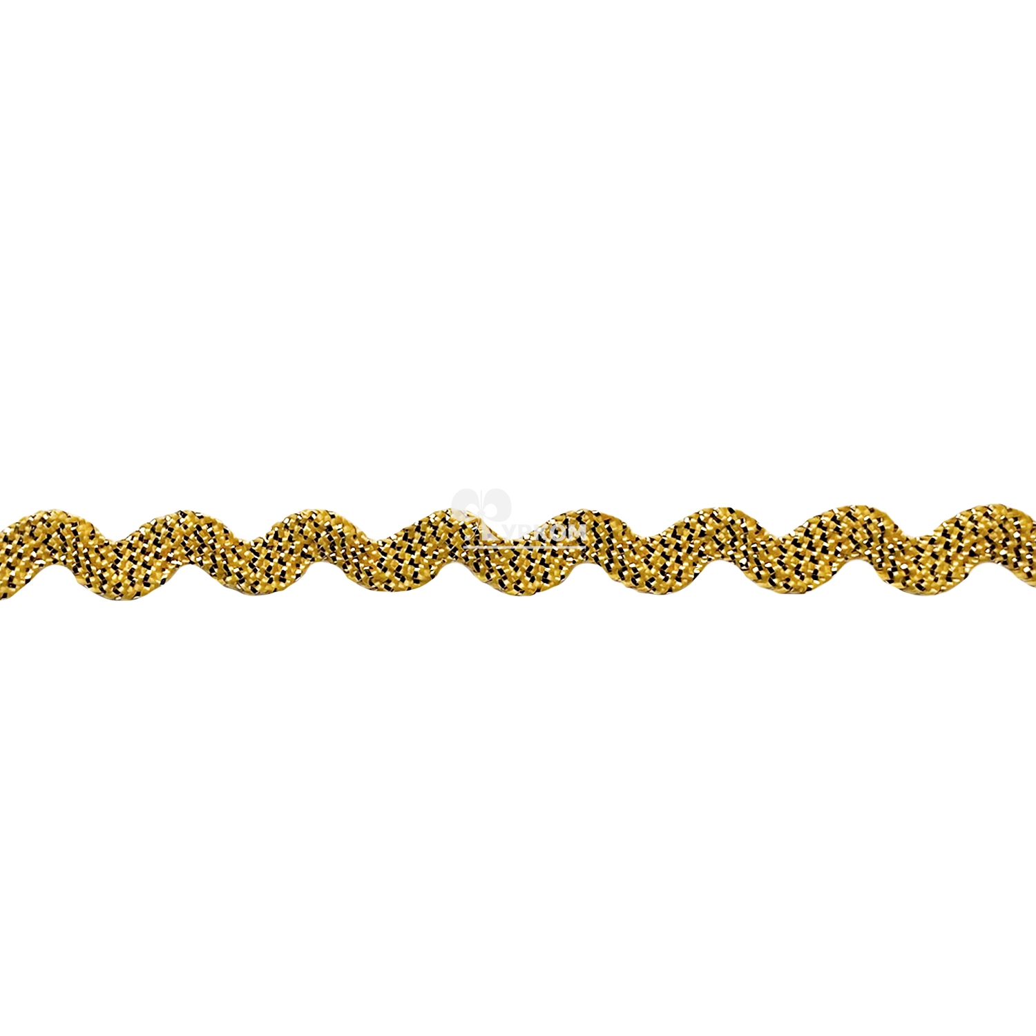 Тесьма "Вьюнчик" с метанитом (рулон - 20 метров) золото