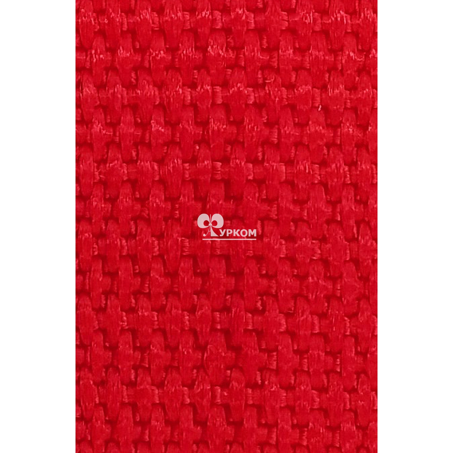 Стропа текстильная (лента ременная) - 20 мм - №148 красный - 50 м