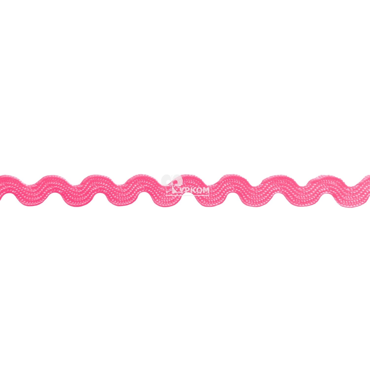 Тесьма "Вьюнчик" цветная (рулон - 20 метров) розовый