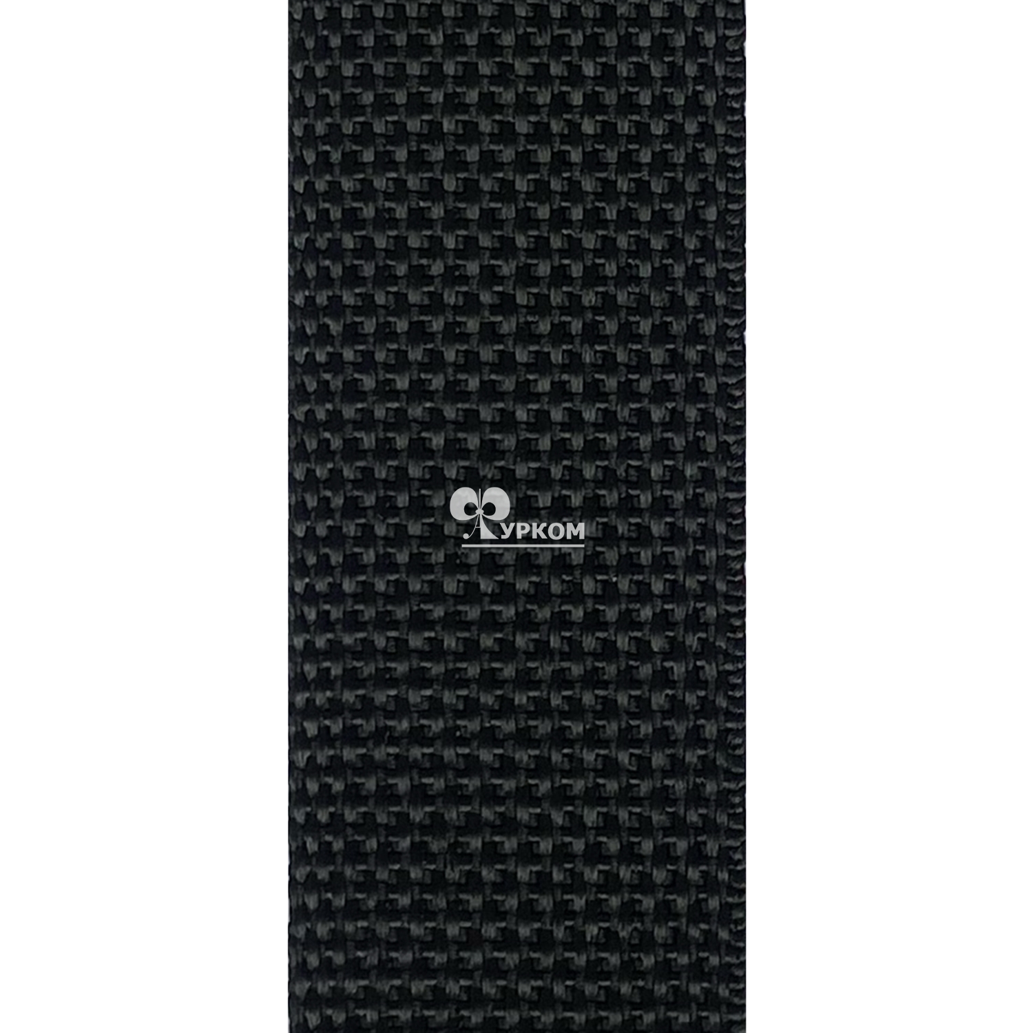 Стропа текстильная (стандарт) - 20 мм - черный - 50 м