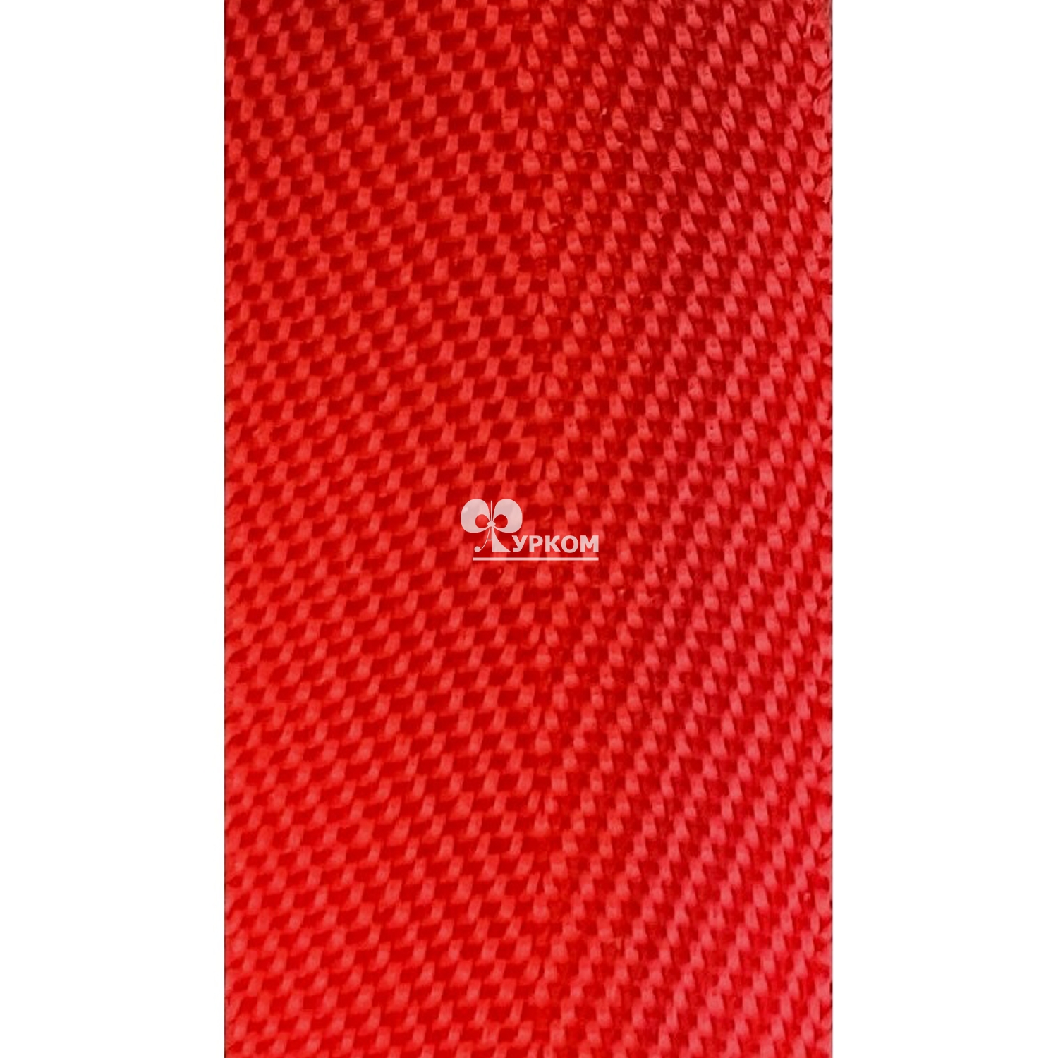 Стропа текстильная (лента ременная) - 22 мм - №148 красный - 100 м