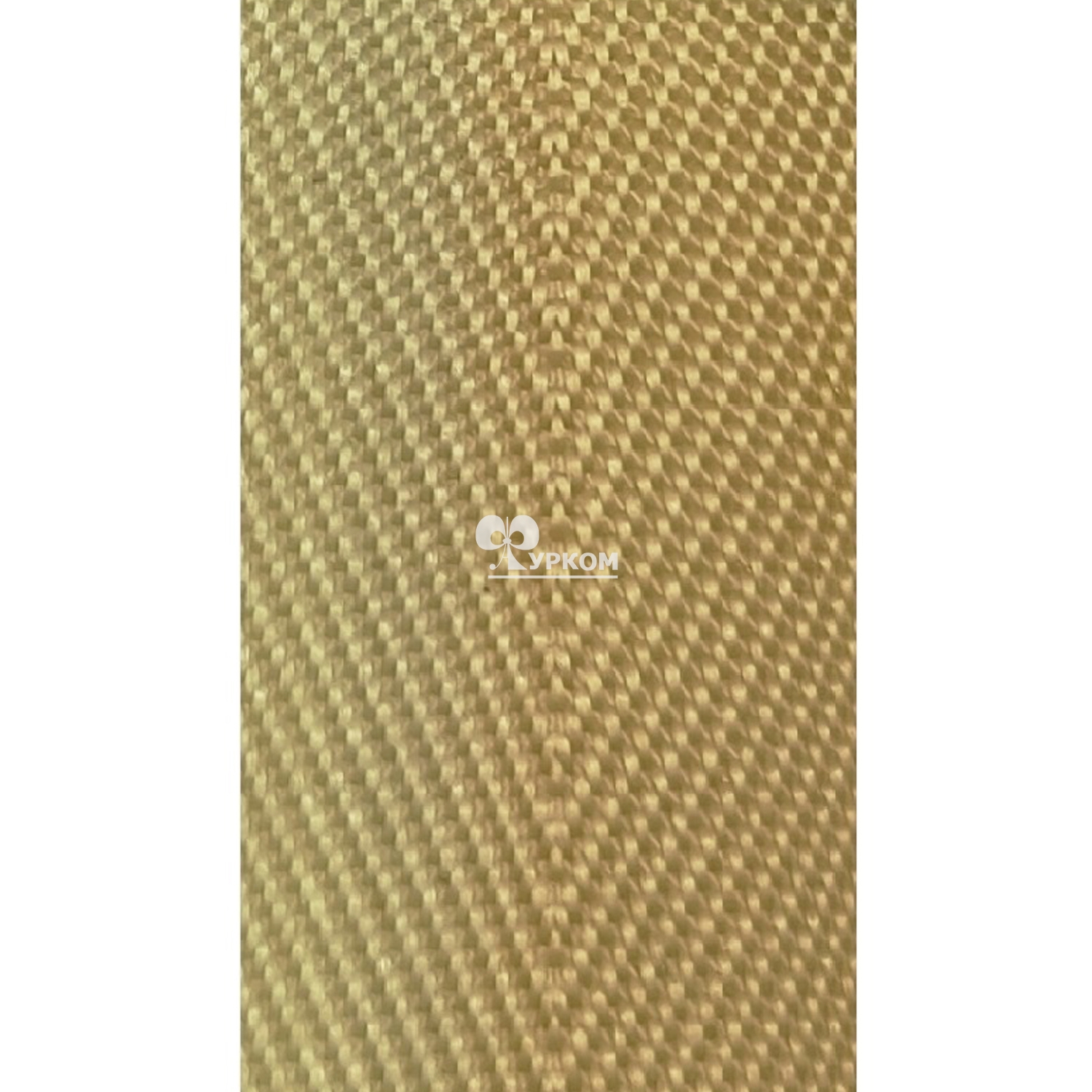 Стропа текстильная (лента ременная) ёлочка - 22 мм - №13 св. бежевый - 91,44 м