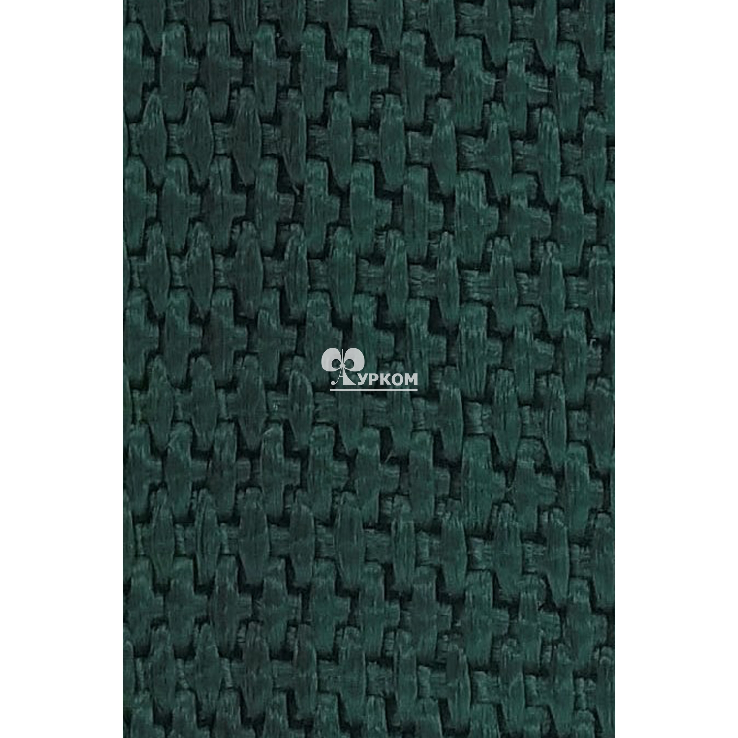 Стропа текстильная (лента ременная) - 25 мм - №7 т. зеленый - 91,44 м