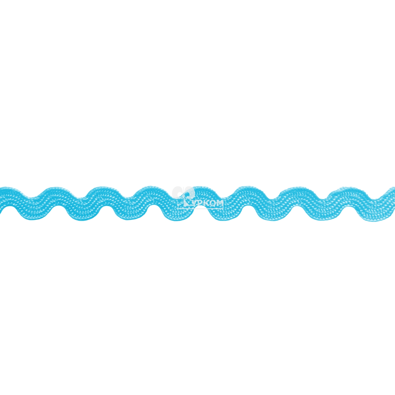 Тесьма "Вьюнчик" цветная (рулон - 20 метров) голубой