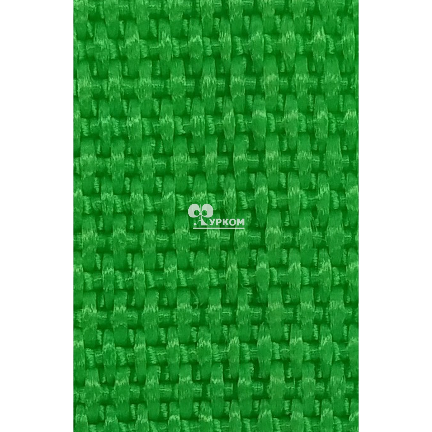 Стропа текстильная (лента ременная) - 25 мм - №27 ярко зеленый - 91,44 м